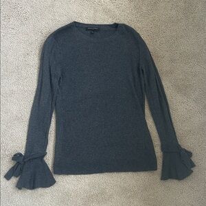 Banana Republic Factory Women’s Gray Long Sleeve Top, S